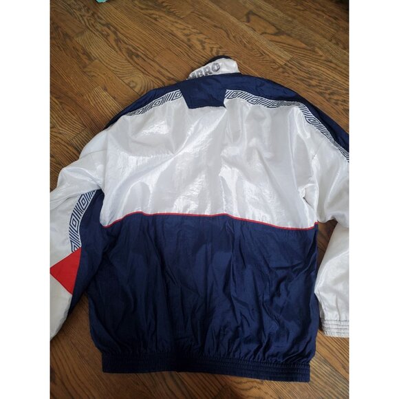 Vintage Umbro Replikit No England Patch National Team Full Zip Jacket Mens XL - Picture 6 of 8
